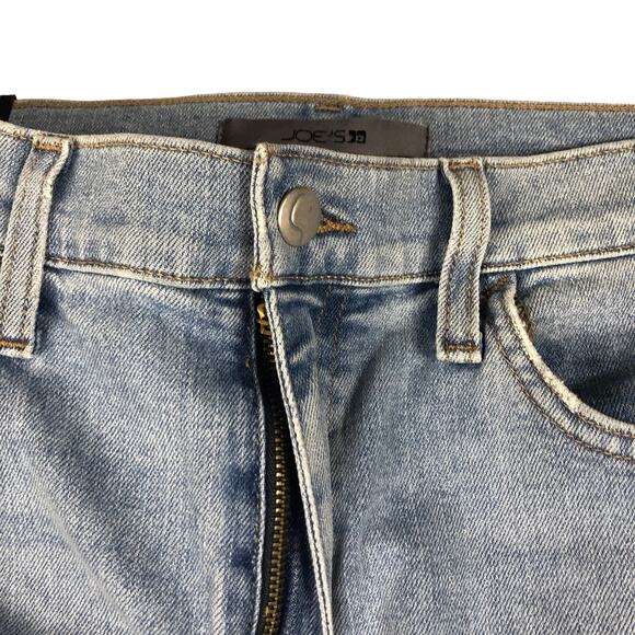 JOES JEANS Jean Lara Mid Rise Straight Ankle Denim Jeans Size 30 NWT Patchwork - Picture 2 of 6